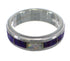 Magenta Turquoise And Opal Southwest Silver Ring Size 7-1/4 VX57692